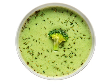 Крем супа от броколи и тиквички със сирене и прясно мляко - снимка на рецептата